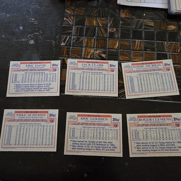 Topps 1989 Cap'N Crunch Full Set of 1-22 Baseball Cards - Picture 6 of 8